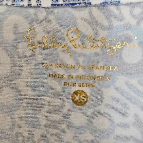 Lilly Pulitzer Starfish Sand Dollar Print Long Sleeve Sophie Dress 17412 Women's - Picture 3 of 5